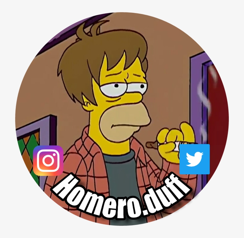 Homero - Duff - Cartoon, transparent png