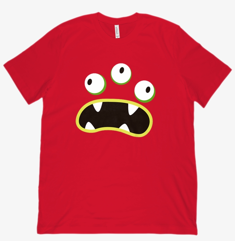 Triple Eyed Monster Teeth - T-shirt, transparent png