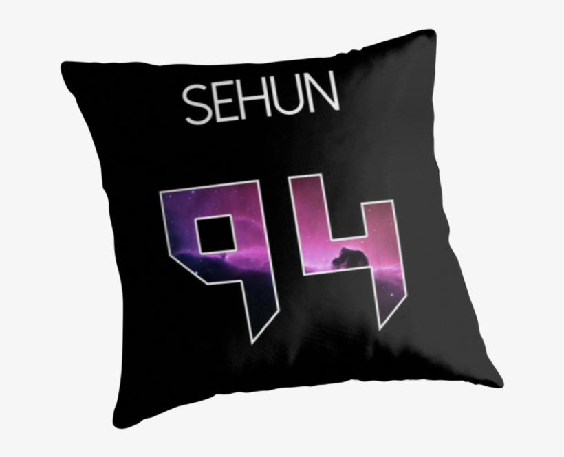 Sehun '94 Galaxy Jersey By Cloakandbadger - Thin Blue Line Throw Pillows, transparent png