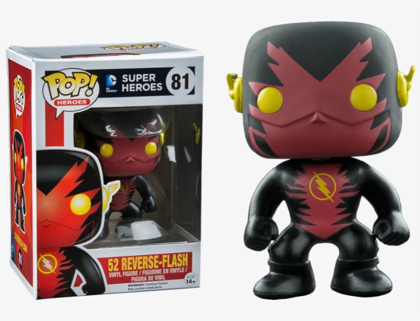 Reverse Flash New 52 Pop Vinyl - 52 Reverse Flash Pop, transparent png