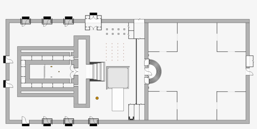 Temple Sketch2 - Diagram Of Bais Hamikdash, transparent png