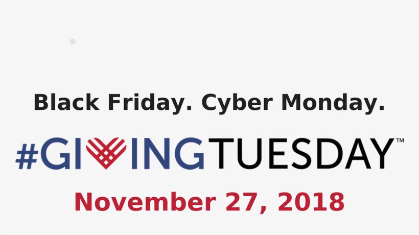 Cyber Monday - - Giving Tuesday 2018 Logo, transparent png