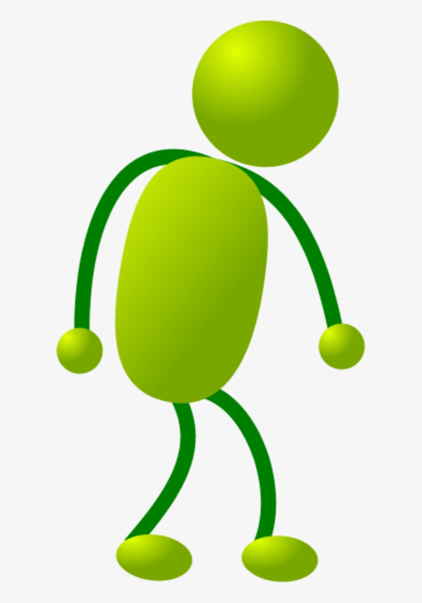 Stick Man Tired - Stick Man Walking Clipart, transparent png