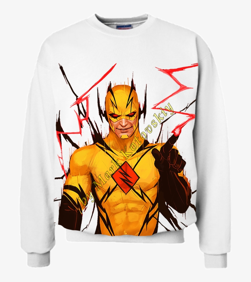 Заказать Свитшот С Принтом Reverse-flash - My Photo, transparent png