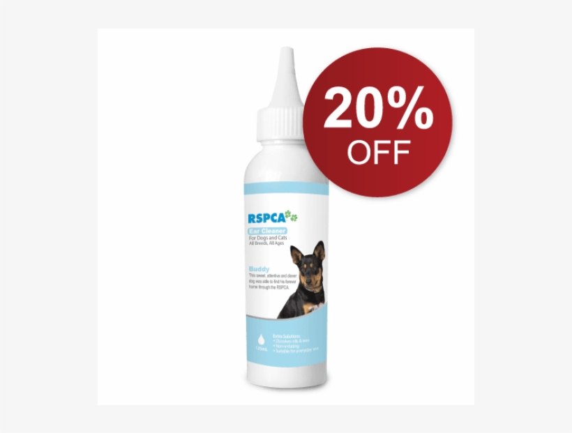 Rspca Ear Cleaner 125ml - Companion Dog, transparent png