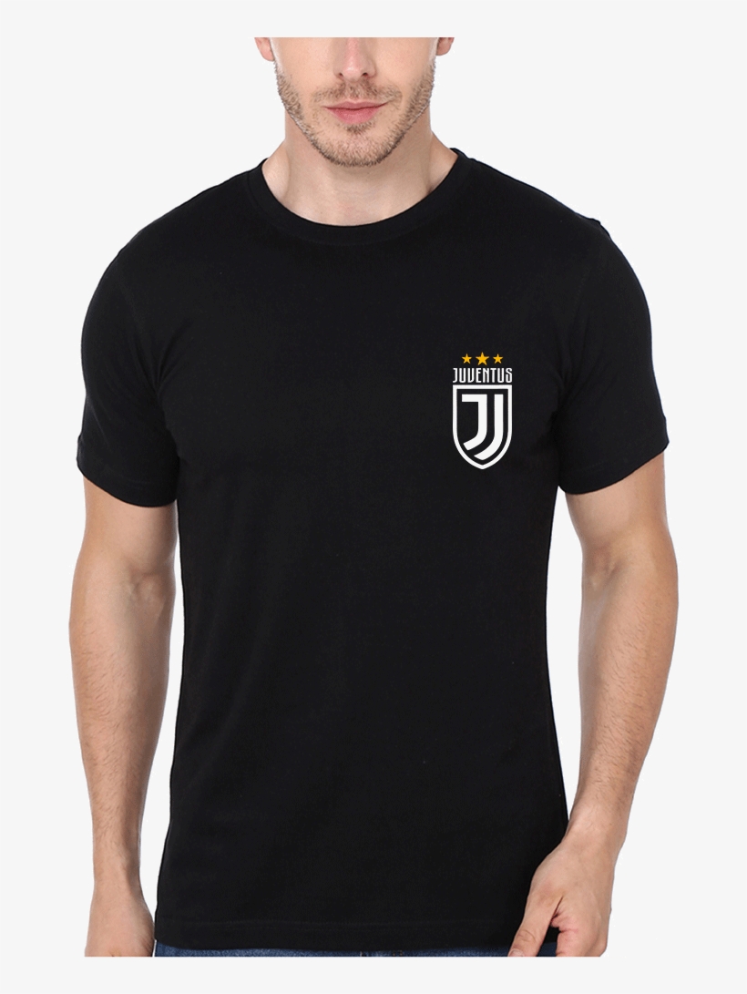 Juventus Logo Black Men T-shirt & Hoodie - Jai Mahakal T Shirt, transparent png