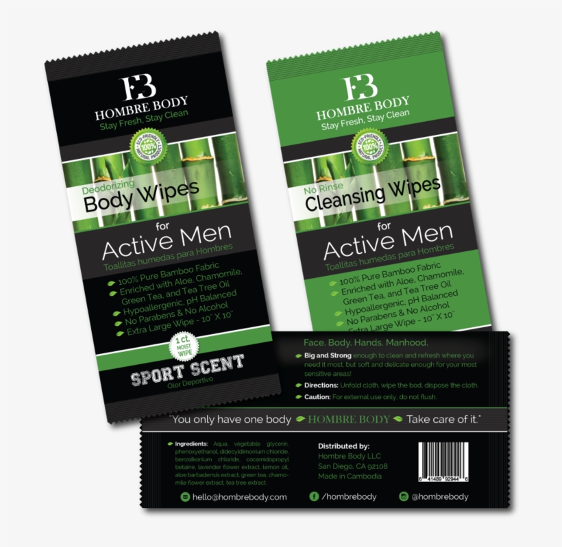 Hombre Body Packaging Design - Flyer, transparent png