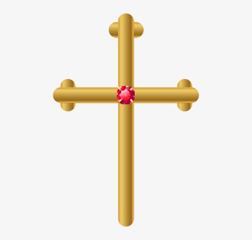 Free Png Download Golden Cross Png Images Background - Cross Png Clipart, transparent png