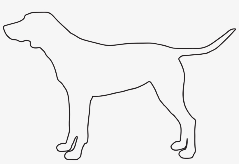 Dog Doggy Animal - Contorno De Perro, transparent png