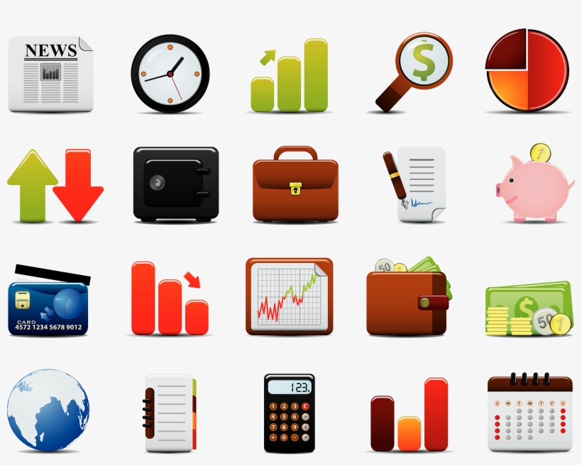 Bigstock Finance Icon Set - Finance Icon, transparent png