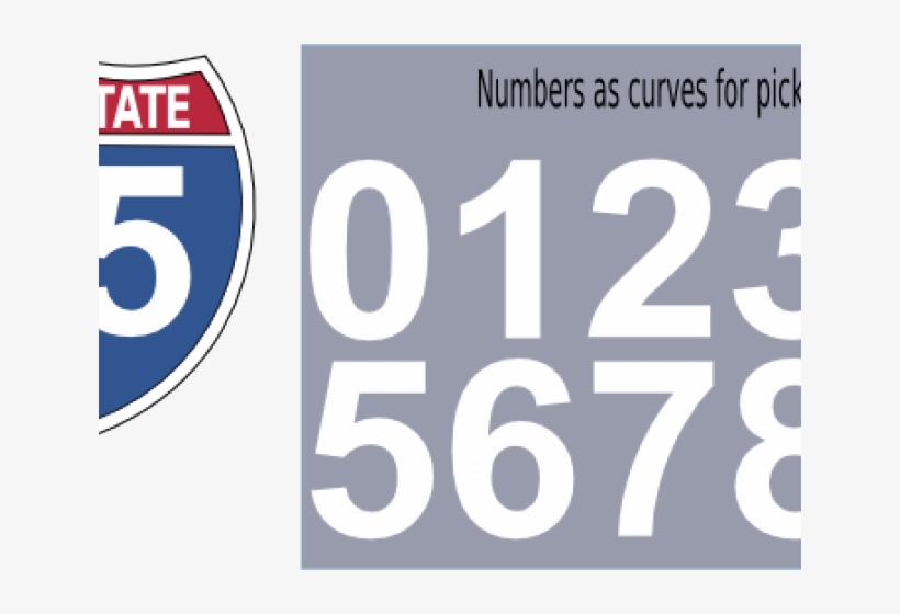Freeway Clipart Interstate Sign - Interstate Sign Clip Art, transparent png