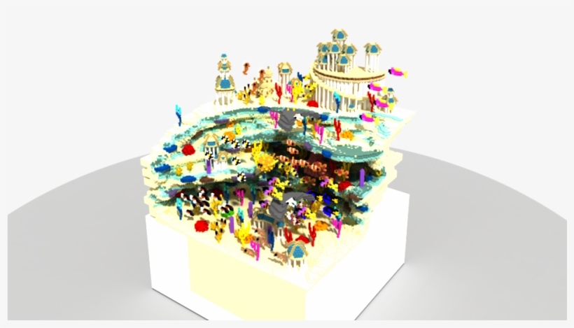 A Few Minecraft Builds, Some Are Rendered - Birthday Cake, transparent png