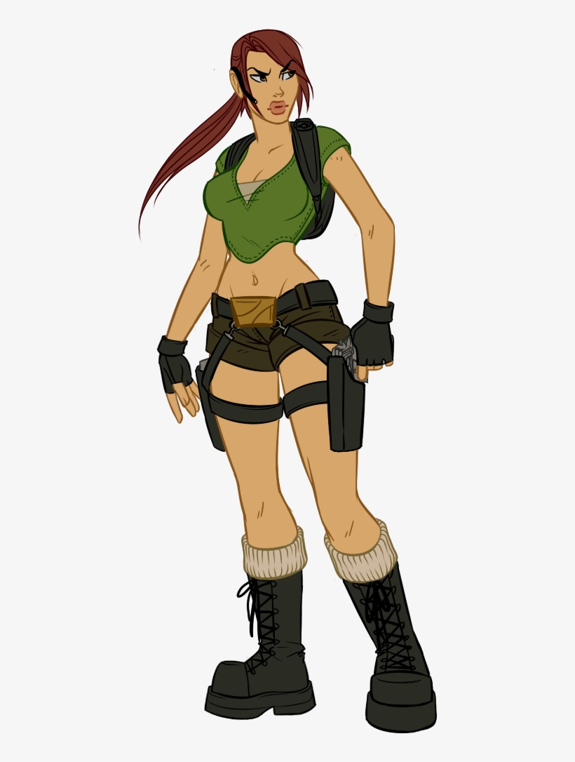 Tomb Raider - Cartoon, transparent png