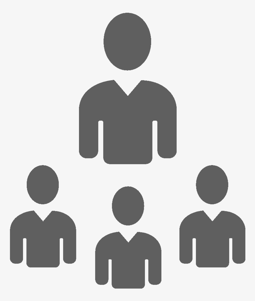Grey Clipart Of Four People - Data, transparent png