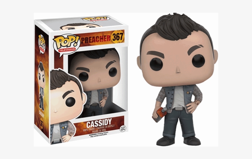 Preacher Funko Pops Bloody Cassidy, transparent png