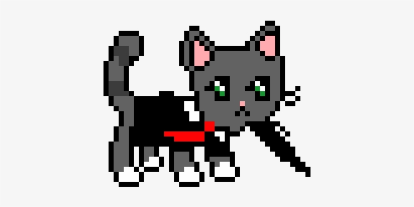 Receptionist Cat - Pixel Base Cat, transparent png