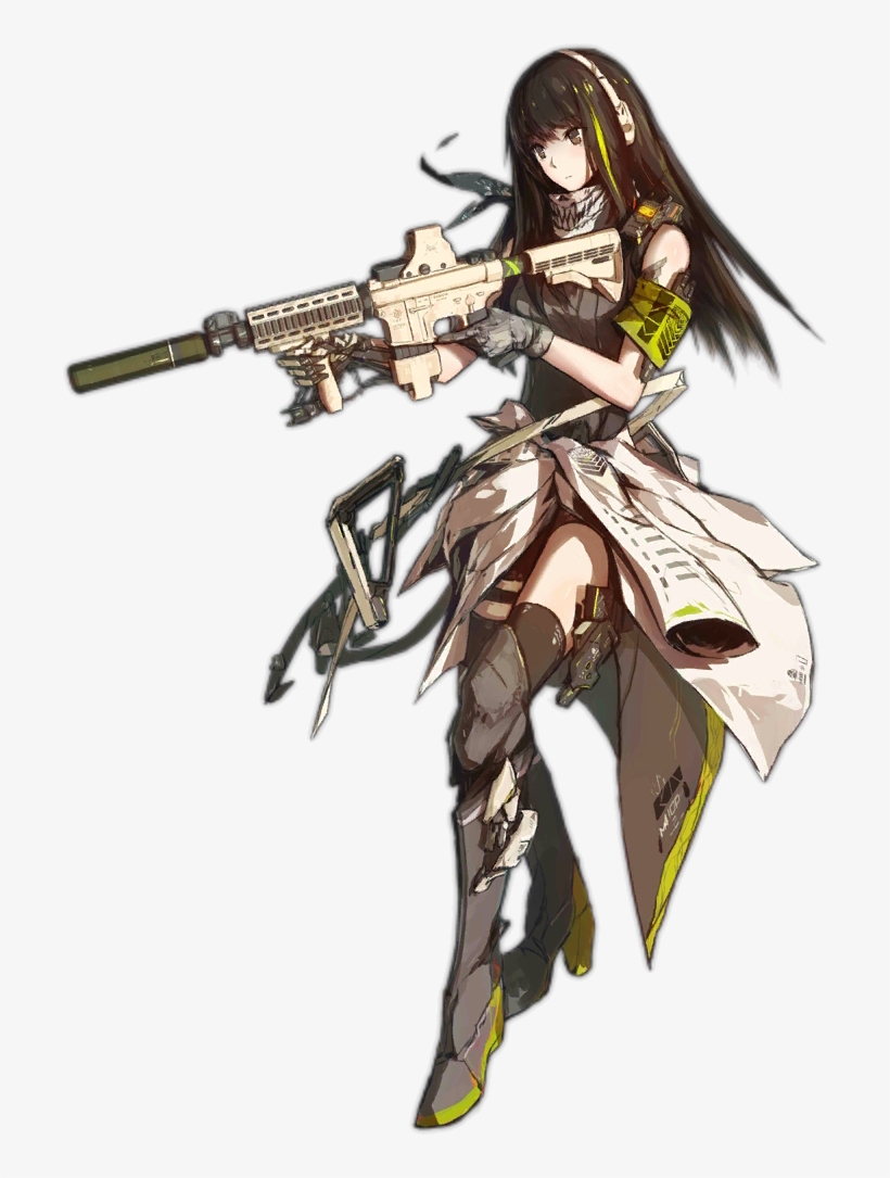 M4a1 Girls Front Line, transparent png