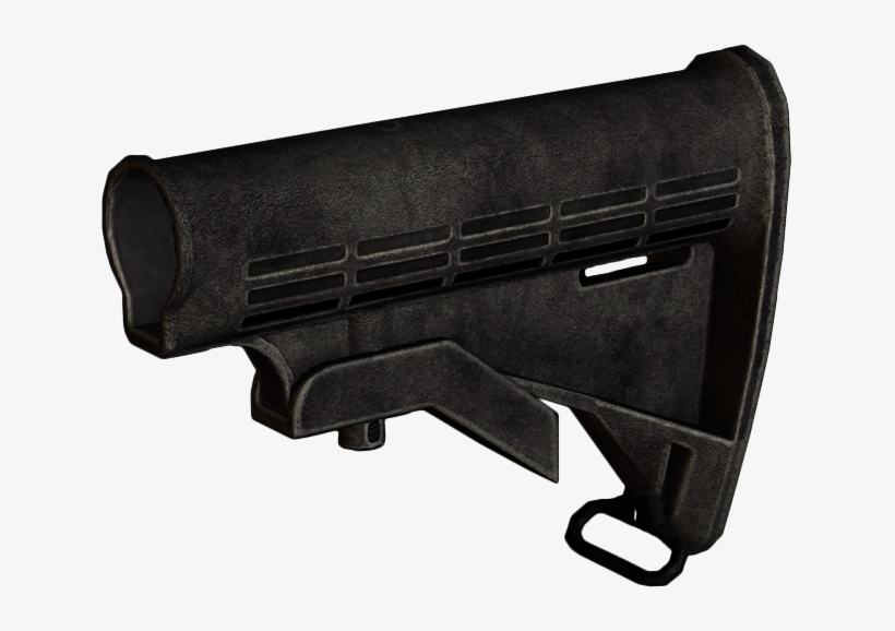 M4-a1 Telescopic Buttstock - Rifle, transparent png