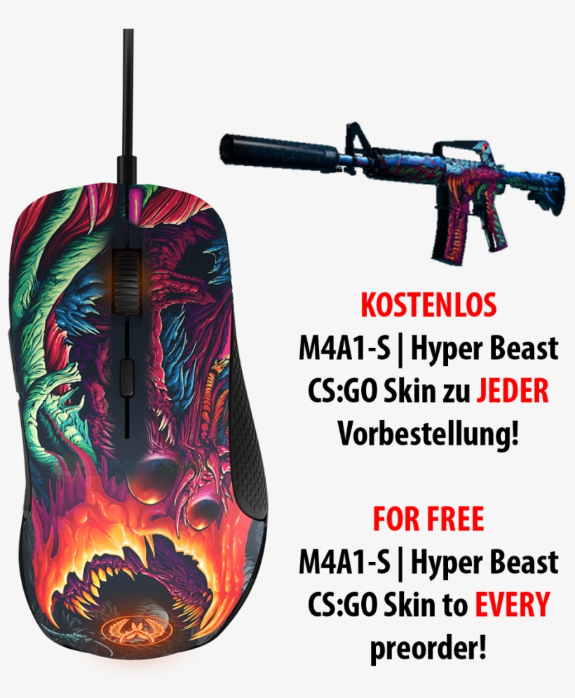 De On Twitter - Steelseries Rival 300 Hyper Beast Edition, transparent png