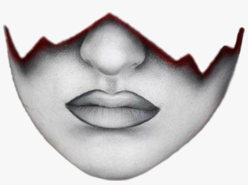 Report Abuse - Half Face Halloween Makeup, transparent png
