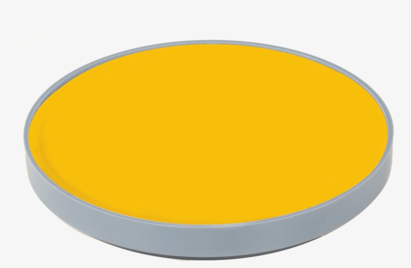 Yellow 201 Grimas Facepaint - Circle, transparent png