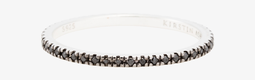 Black Diamond Eternity Ring Image - Bangle, transparent png