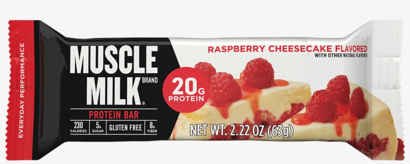 Cytosport Protein Bar Raspberry Cheesecake - Muscle Milk Protein Bar Raspberry Cheesecake, transparent png