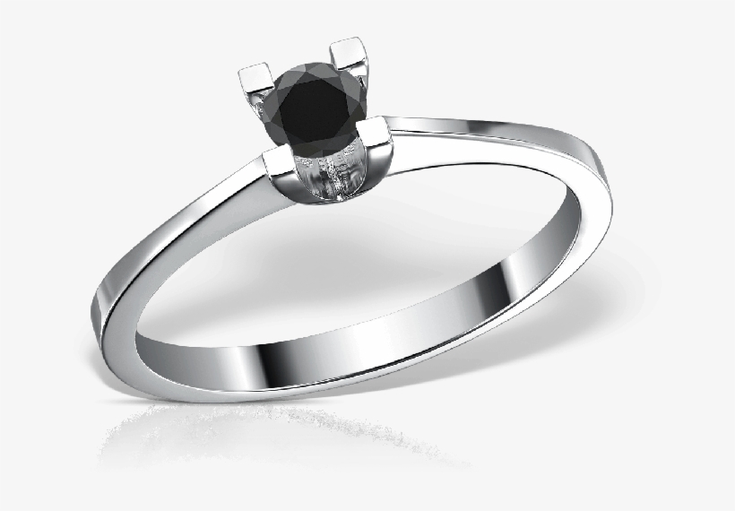 Inel Victoria Diamant Negru Dyrg03343 Teilor - Inele Aur Alb Cu Diamante, transparent png