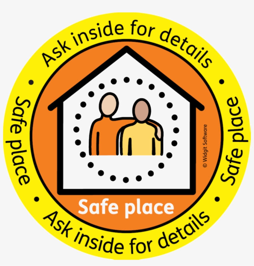 Safe Places Window Sticker - Leicestershire Keep Safe Places, transparent png