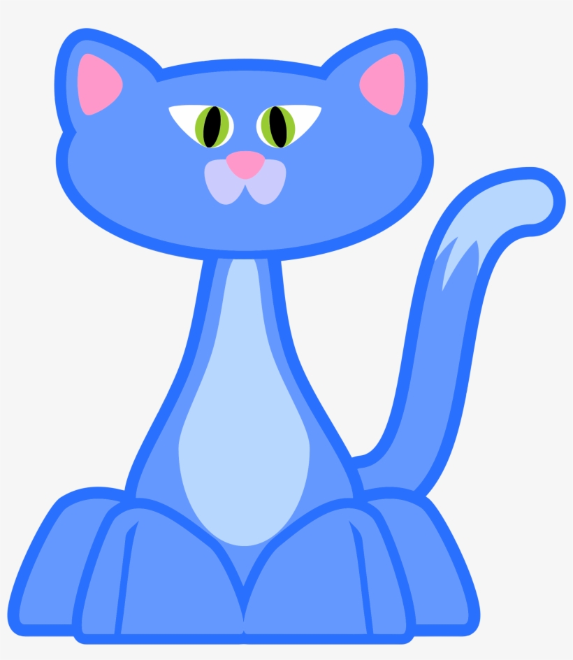 This Free Icons Png Design Of Purple Cartoon Cat, transparent png