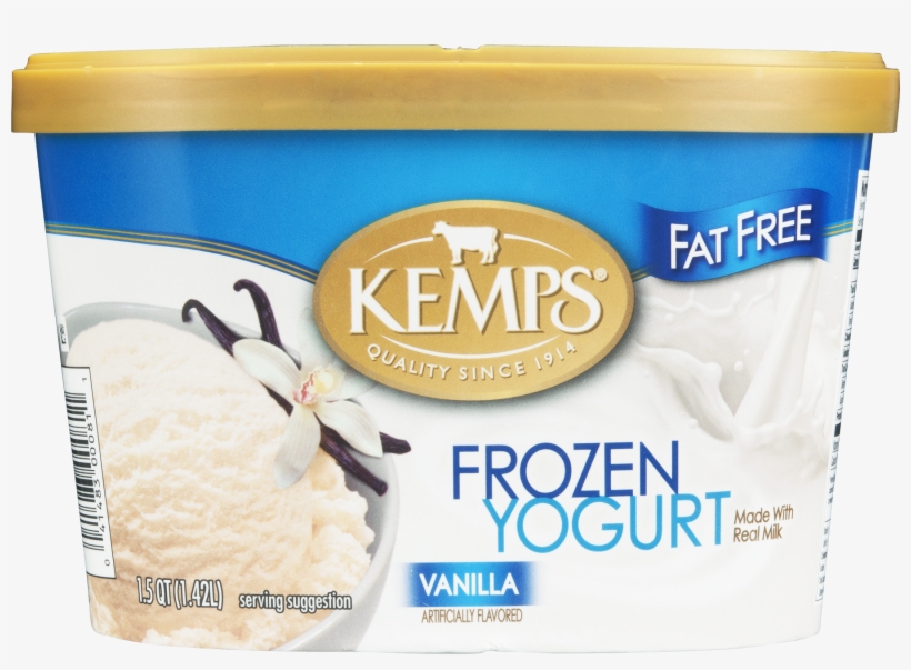 Kemps Vanilla With Live & Active Cultures Fat Free - White Rice, transparent png