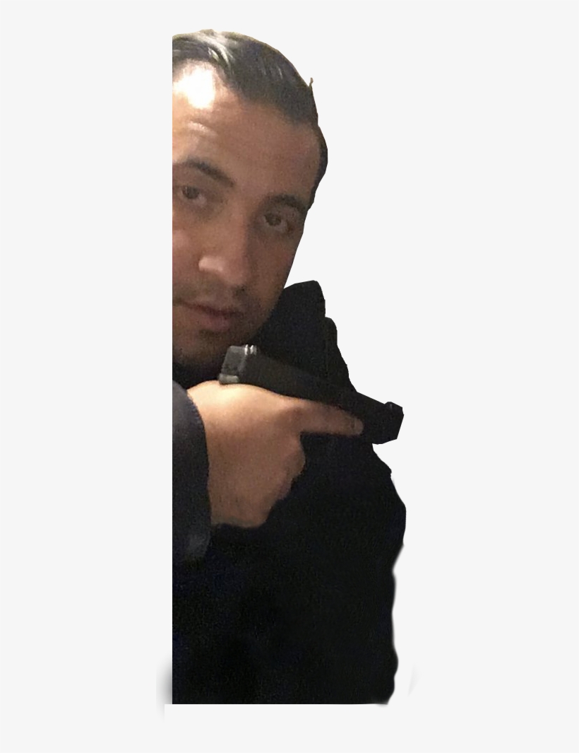 Benalla Selfie Png Pistolet Glock Anthropocene Man - Human, transparent png