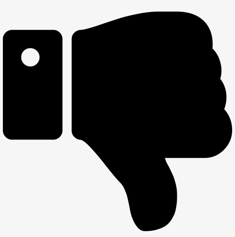 Png File Svg - Thumbs Down Vector Png, transparent png