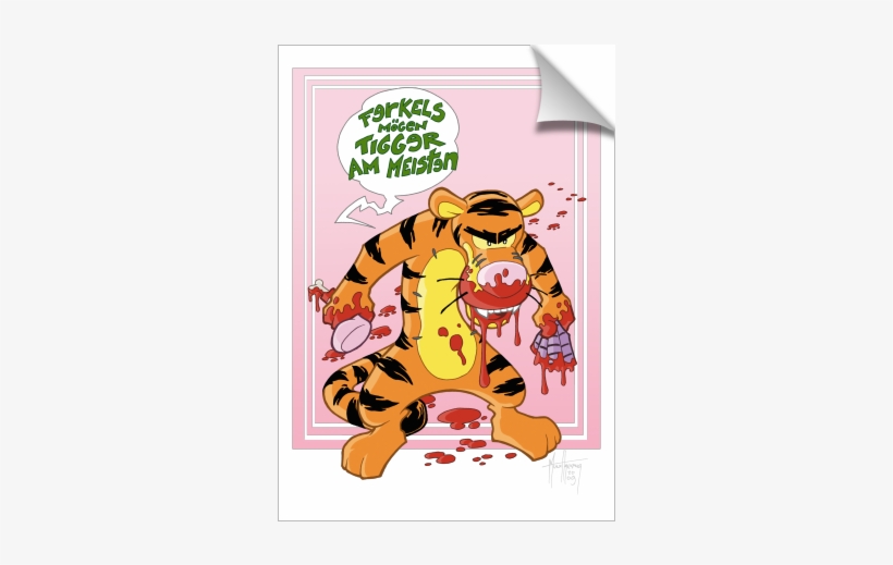 Bad Tigger - Tigger And Piglet, transparent png