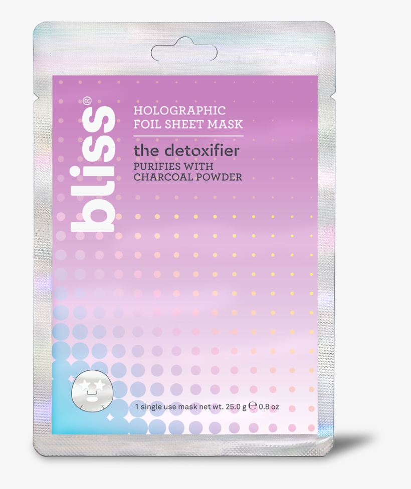 Shop The Detoxifier Holographic Foil Sheet Mask - Cpu, transparent png