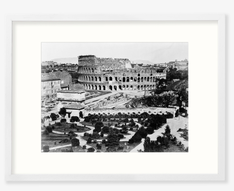 View On The Roman Forum And The Colosseum - Roman Colosseum Photo 1800, transparent png