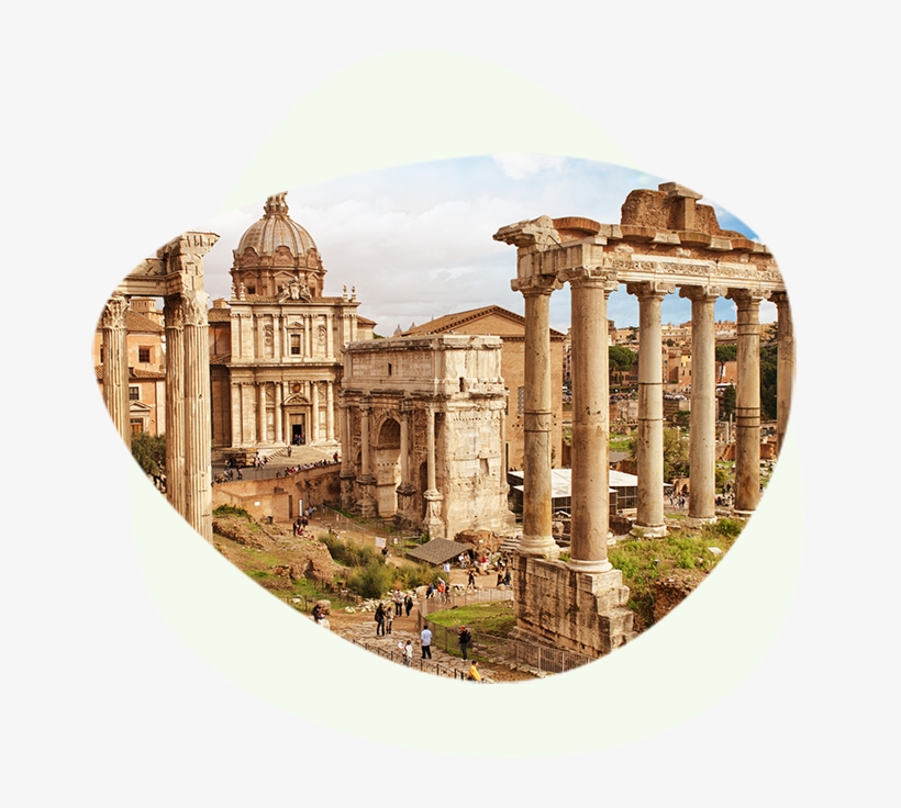 Colosseum, Palatine Hill And Roman Forums - Roman Forum, transparent png