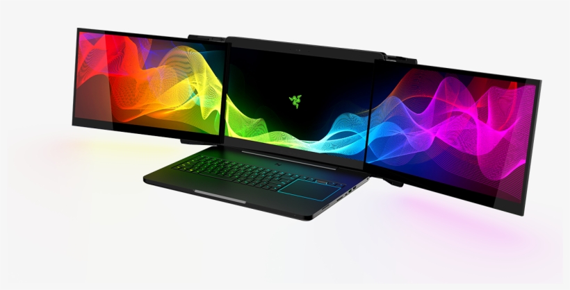 Distract Yourself From The Apocalypse With This Article - Razer Triple Screen Laptop, transparent png
