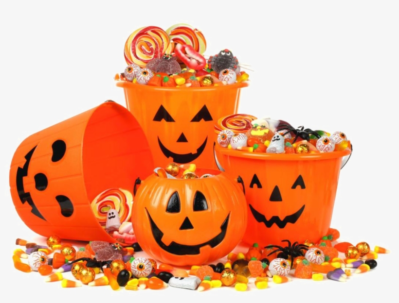 Trick Or Treat Transparent Image - Seau De Bonbon Halloween, transparent png