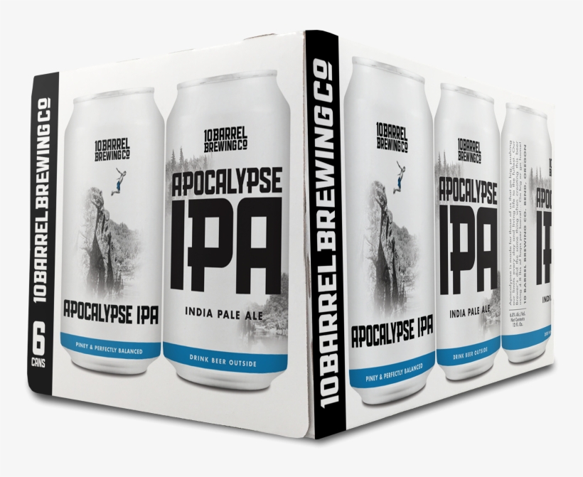 Apocalypse Ipa 6pack Cans - 10 Barrel Out Of Office, transparent png