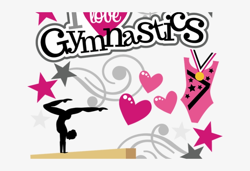 Gymnast Clipart Gymnastics Gym - School Notebook For Girls, transparent png