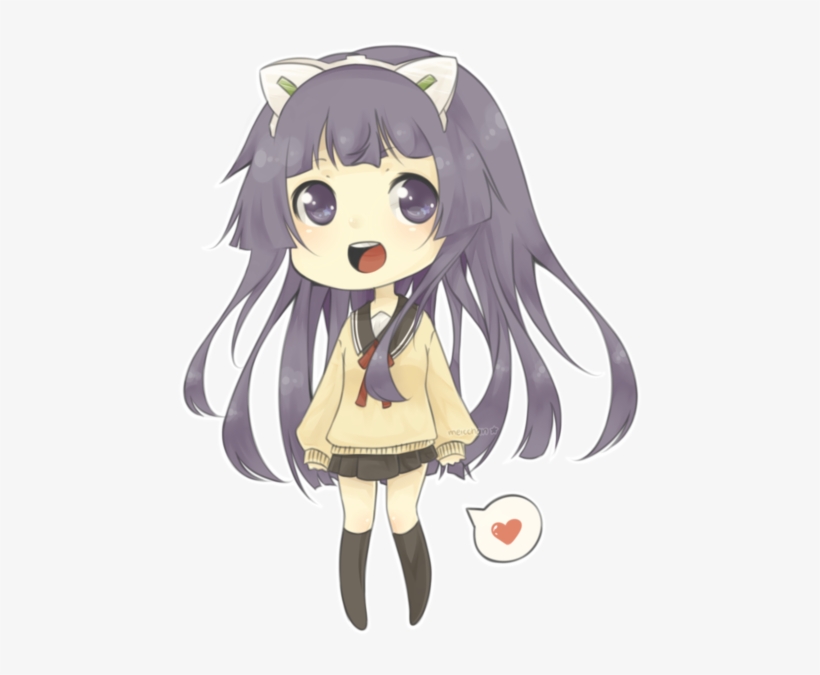 Cute Chibi Anime Girl - Hội Trưởng Là Hầu Gái Chibi, transparent png