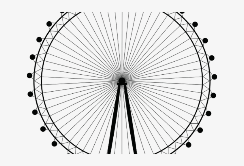 London Eye Clipart Png - Ferris Wheel London Eye Png - 640x480 PNG