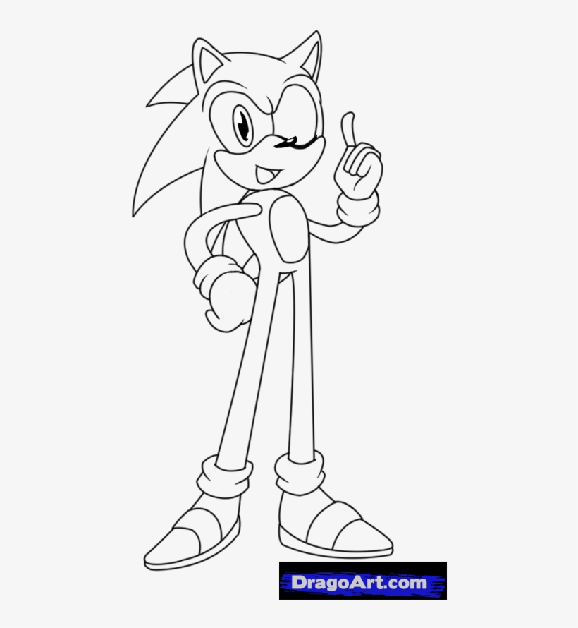 Drawing Sonic The Hedgehog, Sonic The Hedgehog Step, transparent png