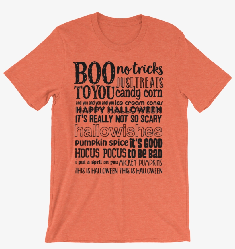 Boo To You Happy Halloween Trick Or Treat Tee - Active Shirt, transparent png