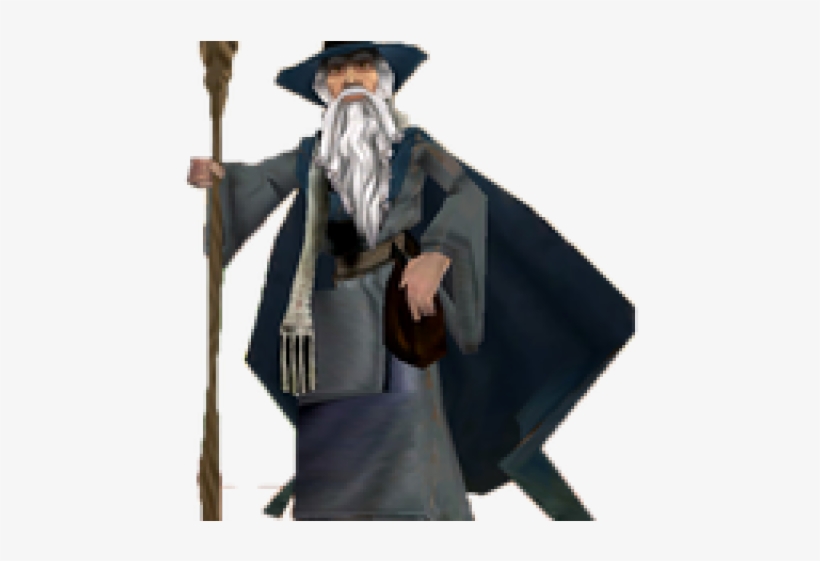 Gandalf Clipart Grey - Gandalf Clipart, transparent png