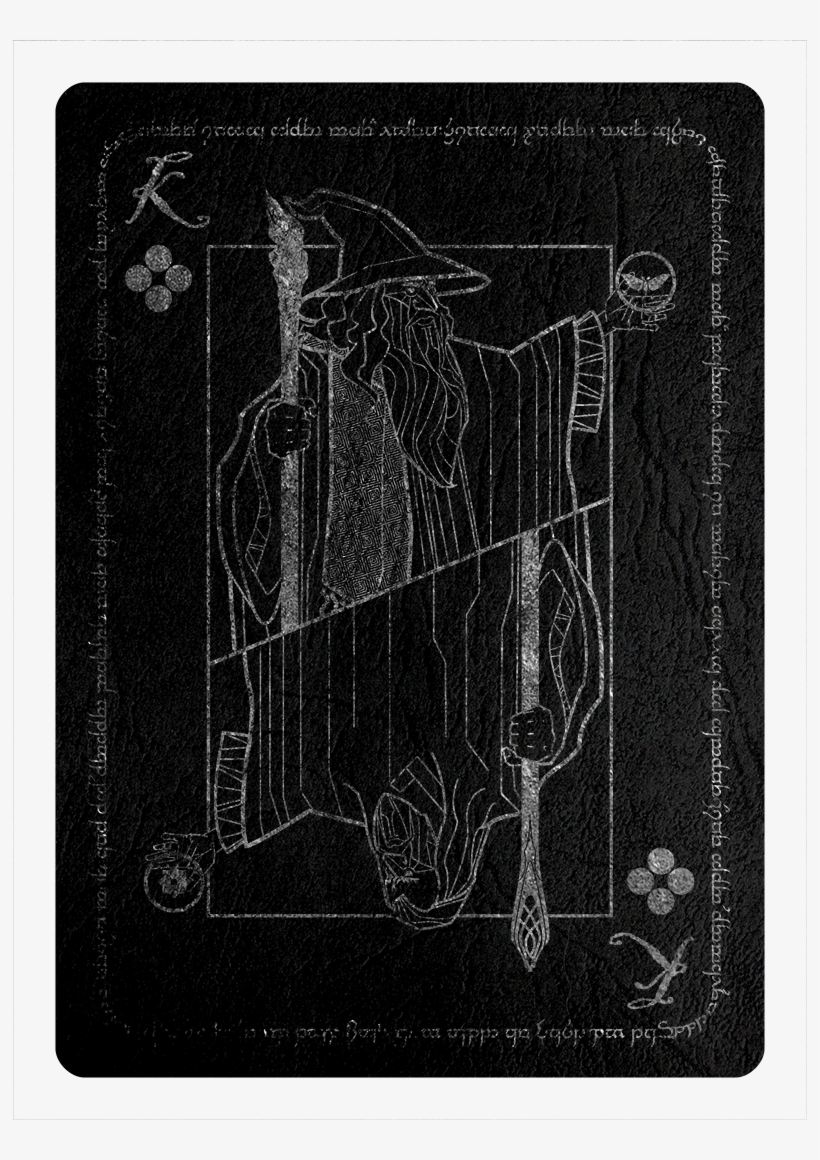 Gandalf King Of Diamonds By Tmc-ink - Drawing, transparent png
