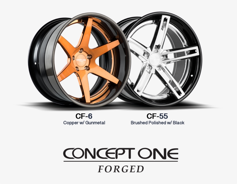 Wheels - Concept One Cf55, transparent png