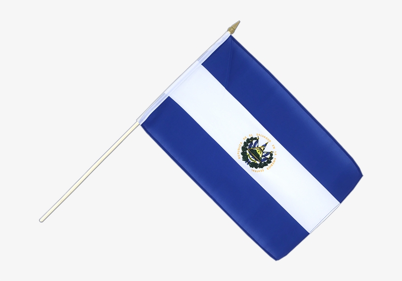 Hand Waving Flag El Salvador - El Salvador Hand Flag, transparent png