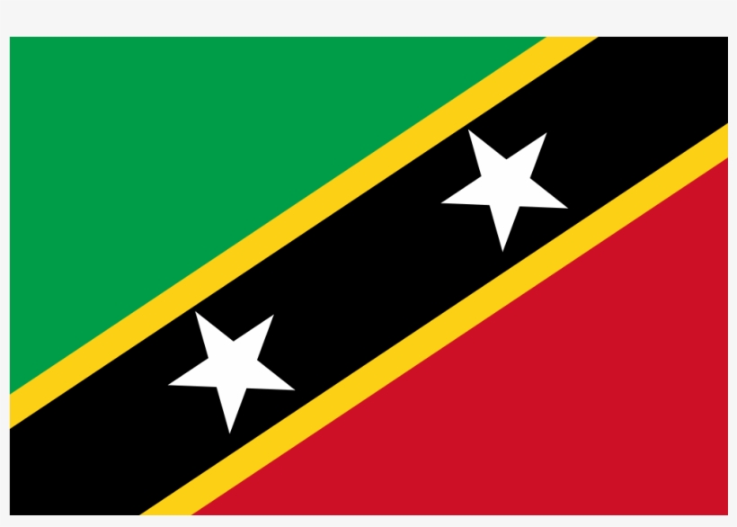 Download Svg Download Png - St Kitts Nevis Flag, transparent png